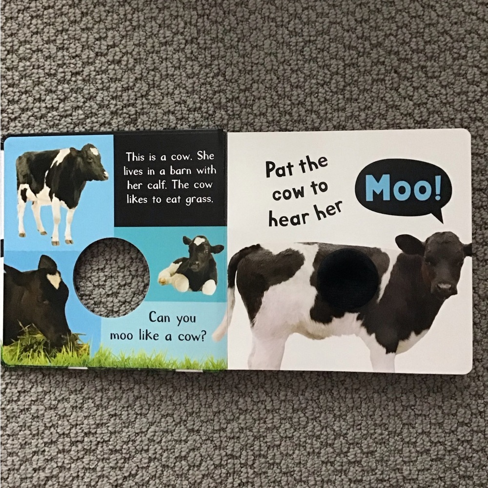 Children’s Book:  Noisy Farm Touch and Feel Sound Book - Picture 2 of 4
